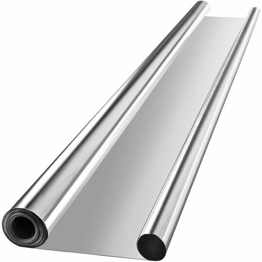 Plástico Reflectante Mylar ultra plateado 1,20m