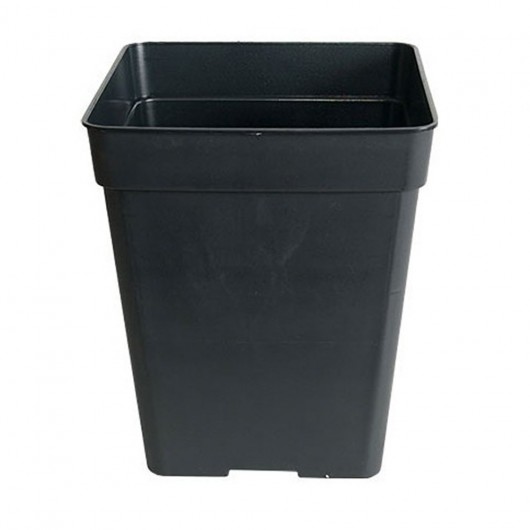 Maceta cuadrada 20 x 20 x 27.5 (7L) Negra
