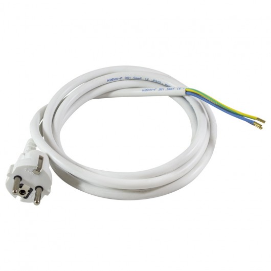 Cable clavija inyectada macho 2 m